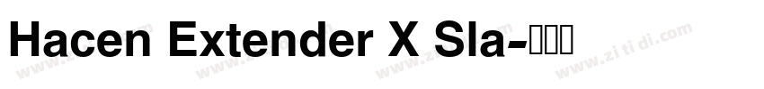 Hacen Extender X Sla字体转换 Hacen Extender X Sla字体转换